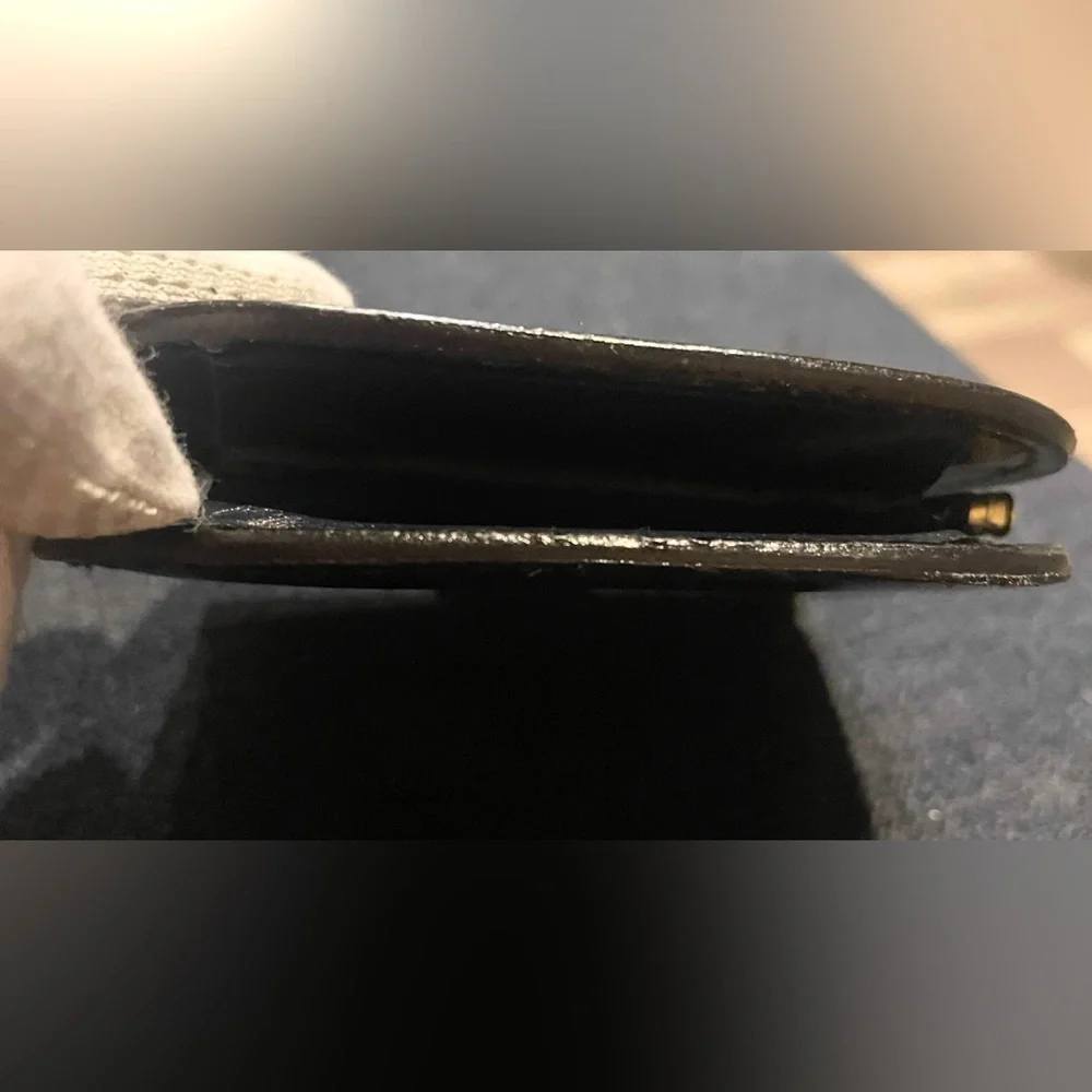 Gucci, 70s, Navy, All Leather, Kiss-Lock Coin Purse - Picture 12 of 16